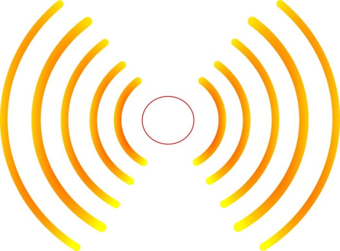 radio waves animation